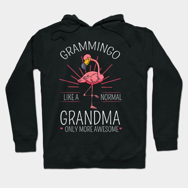 Grammingo Like A Normal Grandma Only More Awesome Mom Gift Hoodie by KIMIKA